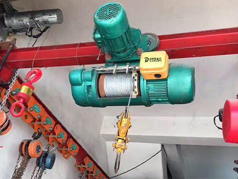 Trolley Type Electric Wire Rope Hoist
