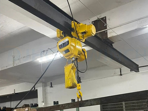 Trolley Chain Hoist For Food Factory