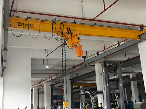 Trolley Type Electric Chain Hoist On Using