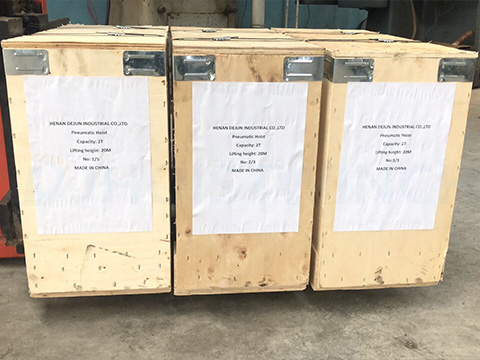 2 ton Fixed Air Hoist Shipped To Brazil