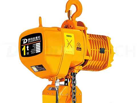 Fixed Type Electric Chain Hoist With 1 Ton Capacity