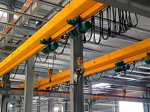 Trolley Electric Wire Rope Hoist On Beam