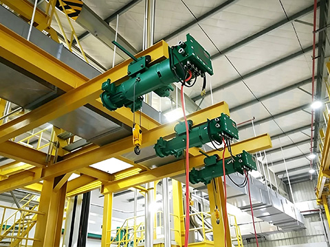 EX Wire Rope Hoists Use