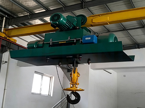 Metallurgical Wire Rope Hoist On Crane Beam