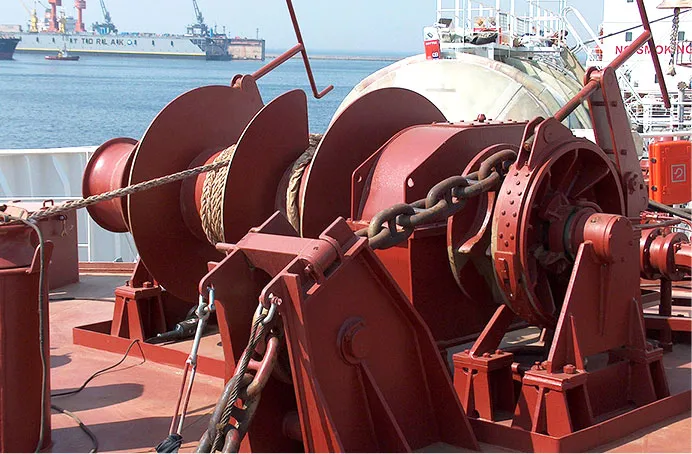 Electric chain winch