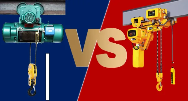 Wire Rope Hoist VS Chain Hoist