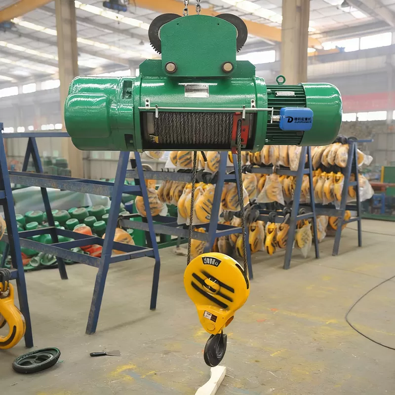 Electric Wire Rope Hoist With Trolley